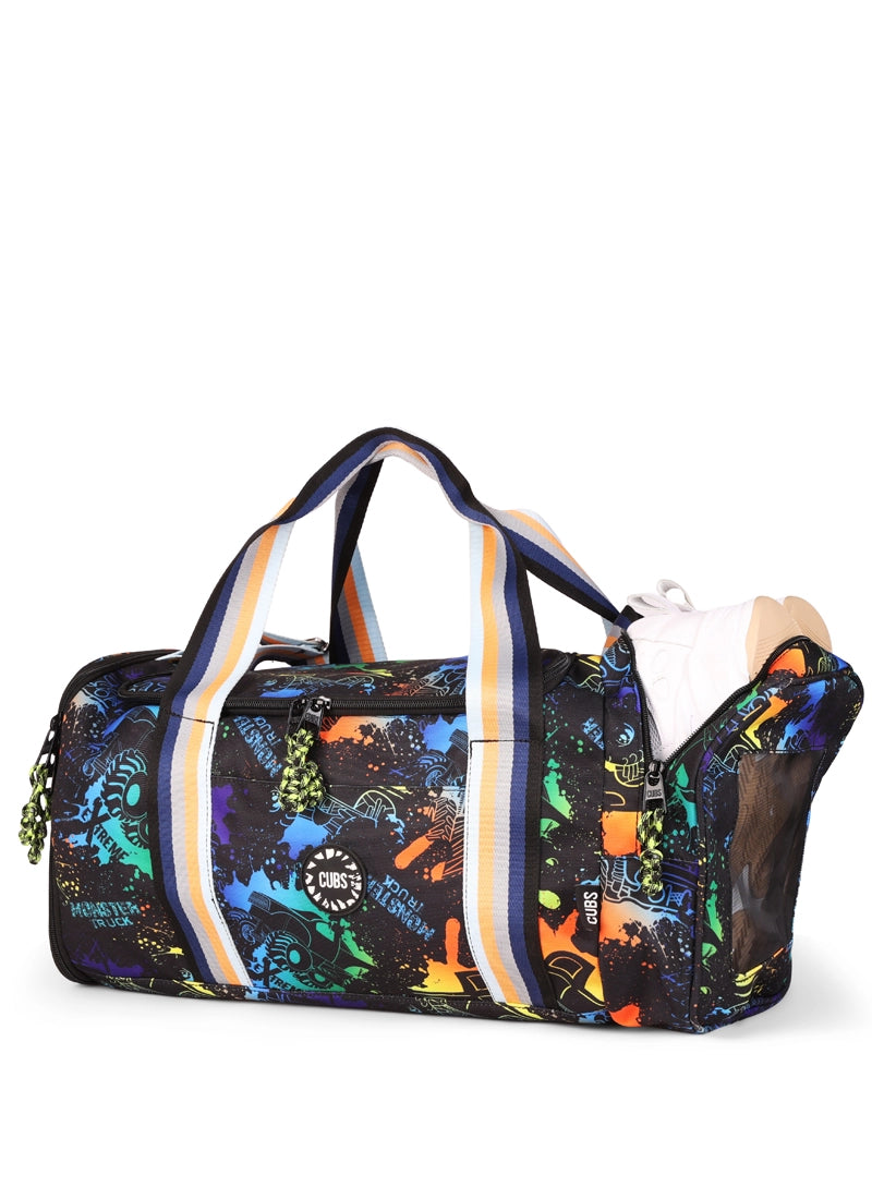 Cubs Monster Truck two side Pocket Large Duffel bag