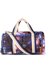 Cubs Purple Galaxy two side Pocket Large Duffel bag