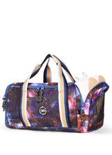 Cubs Purple Galaxy two side Pocket Large Duffel bag