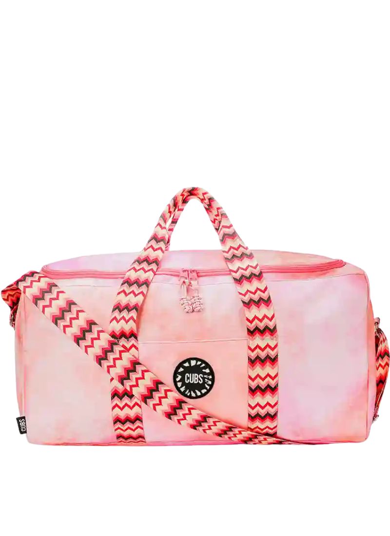 Cubs Pink Clouds Weekender Duffel Bag