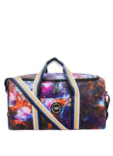 Cubs Purple Galaxy Weekender Duffel Bag