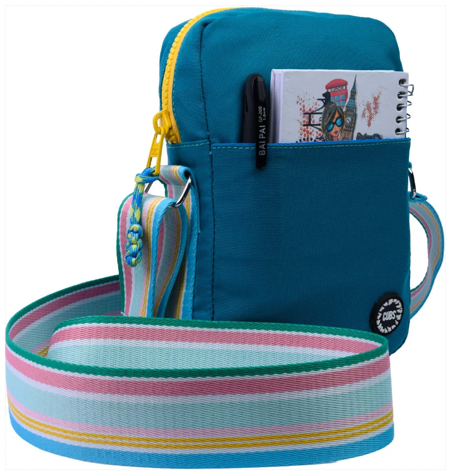 Cubs Blue/Yellow Cross Body Bag