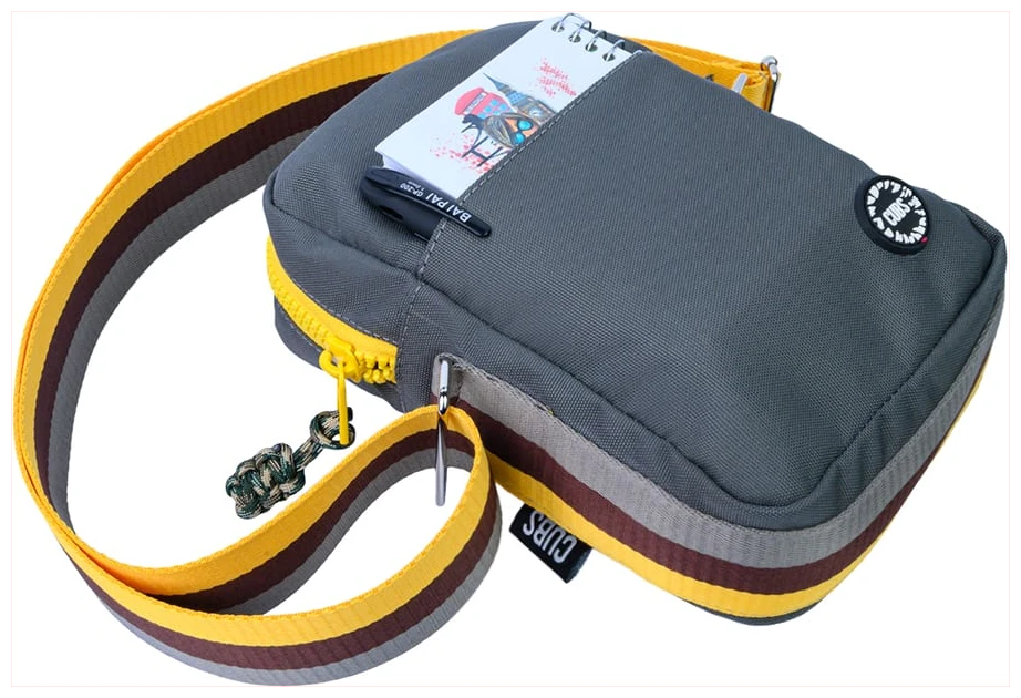 Cubs Army Green/Yellow Cross Body Bag