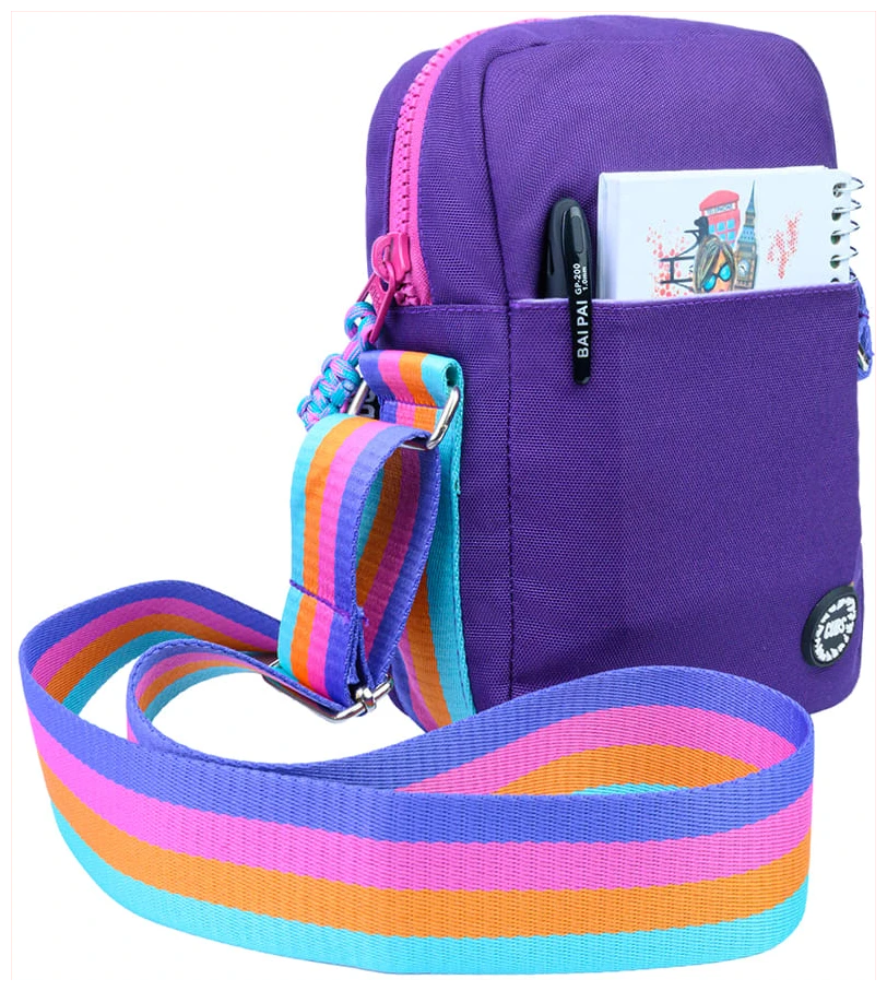 Cubs Purple Cross Body Bag