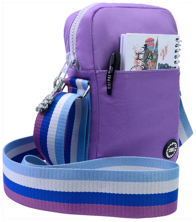 Cubs Lilac/grey Cross Body Bag