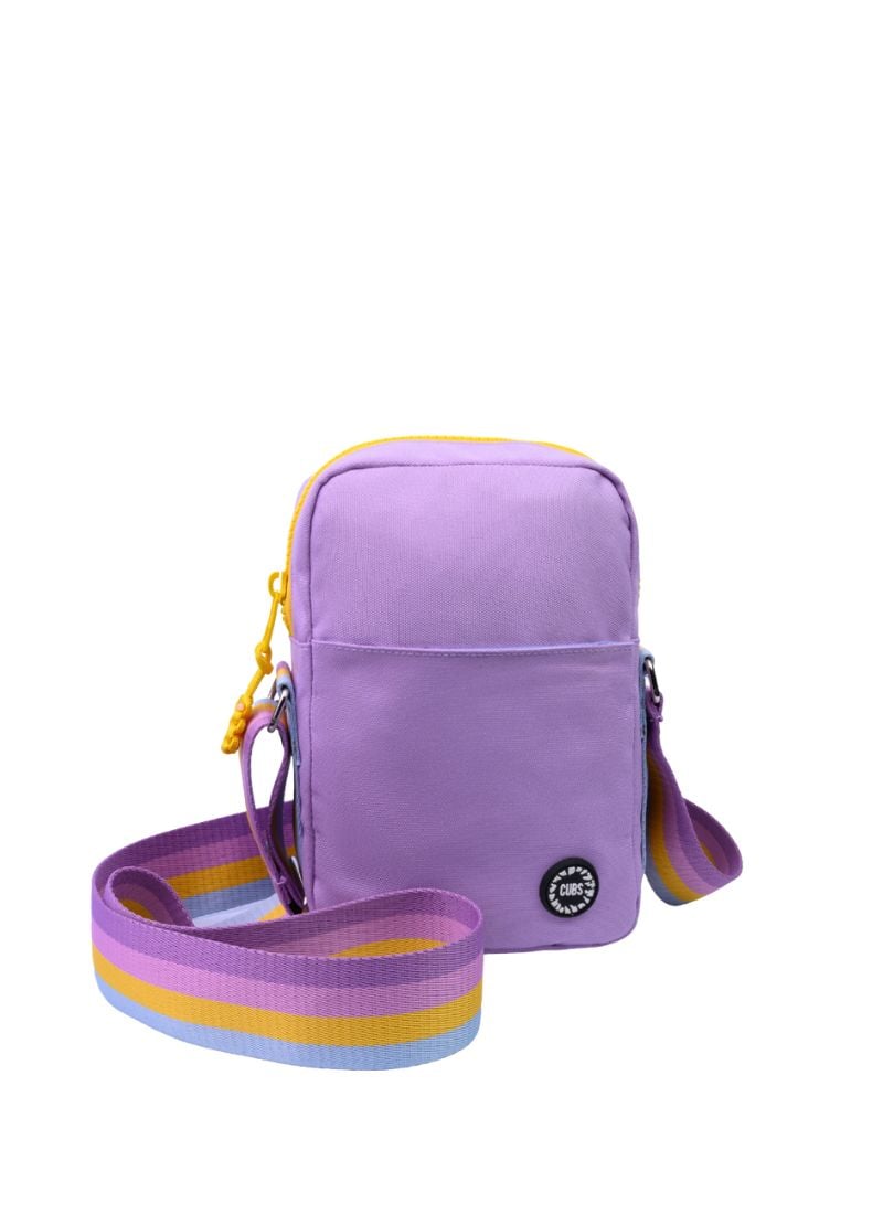 Cubs Lilac/Yellow Cross Body Bag