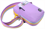 Cubs Lilac/Yellow Cross Body Bag