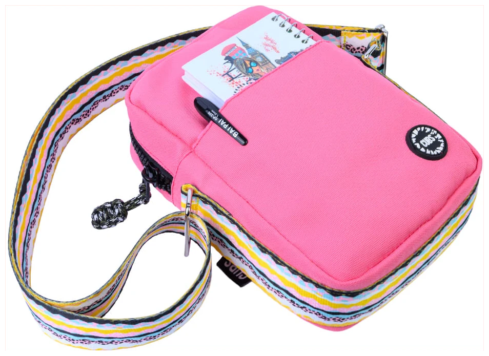 Cubs Pink/Black Cross Body Bag
