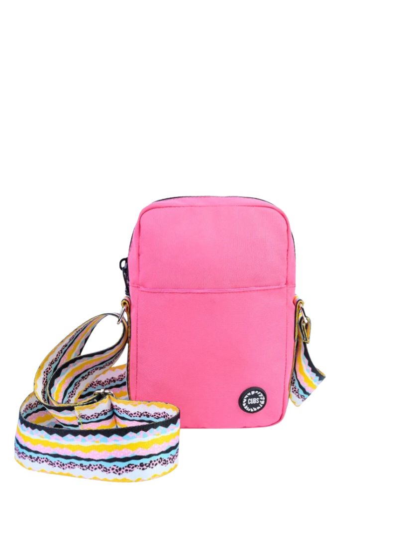 Cubs Pink/Black Cross Body Bag