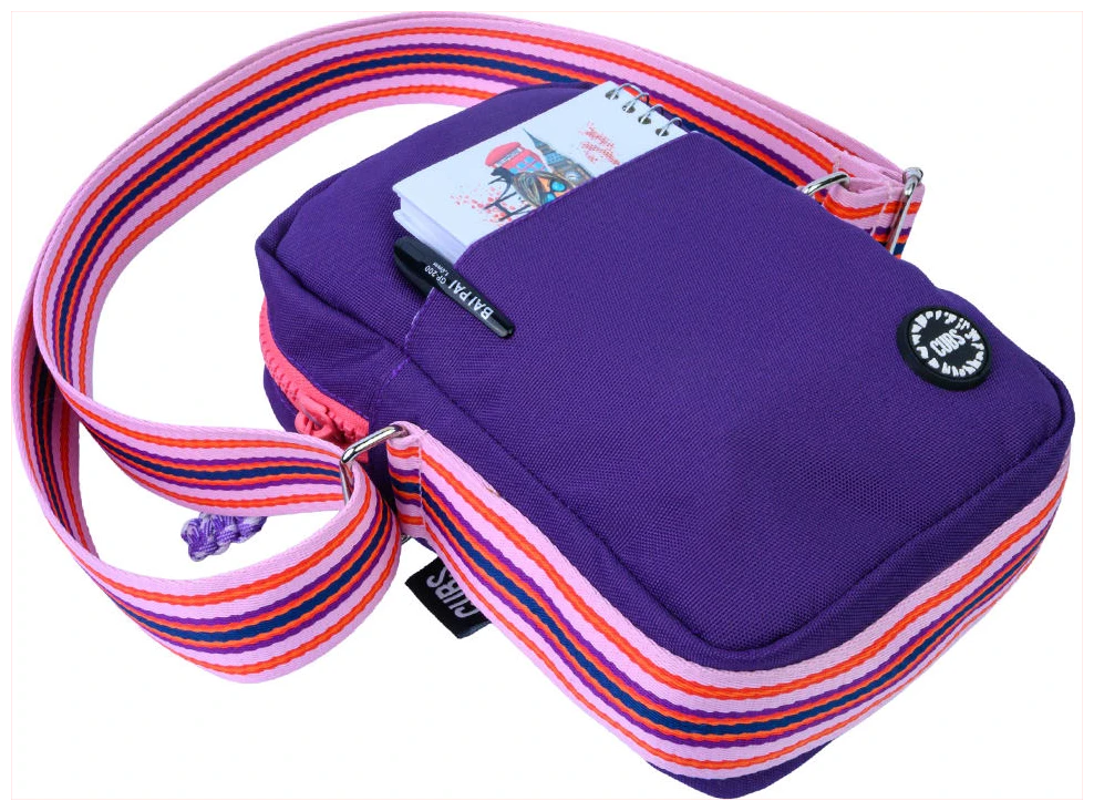 Cubs Purple/Fushia Cross Body Bag