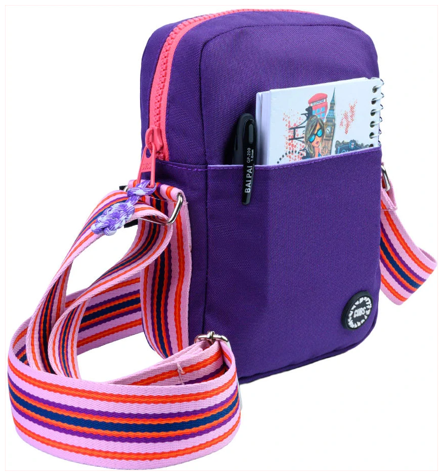 Cubs Purple/Fushia Cross Body Bag