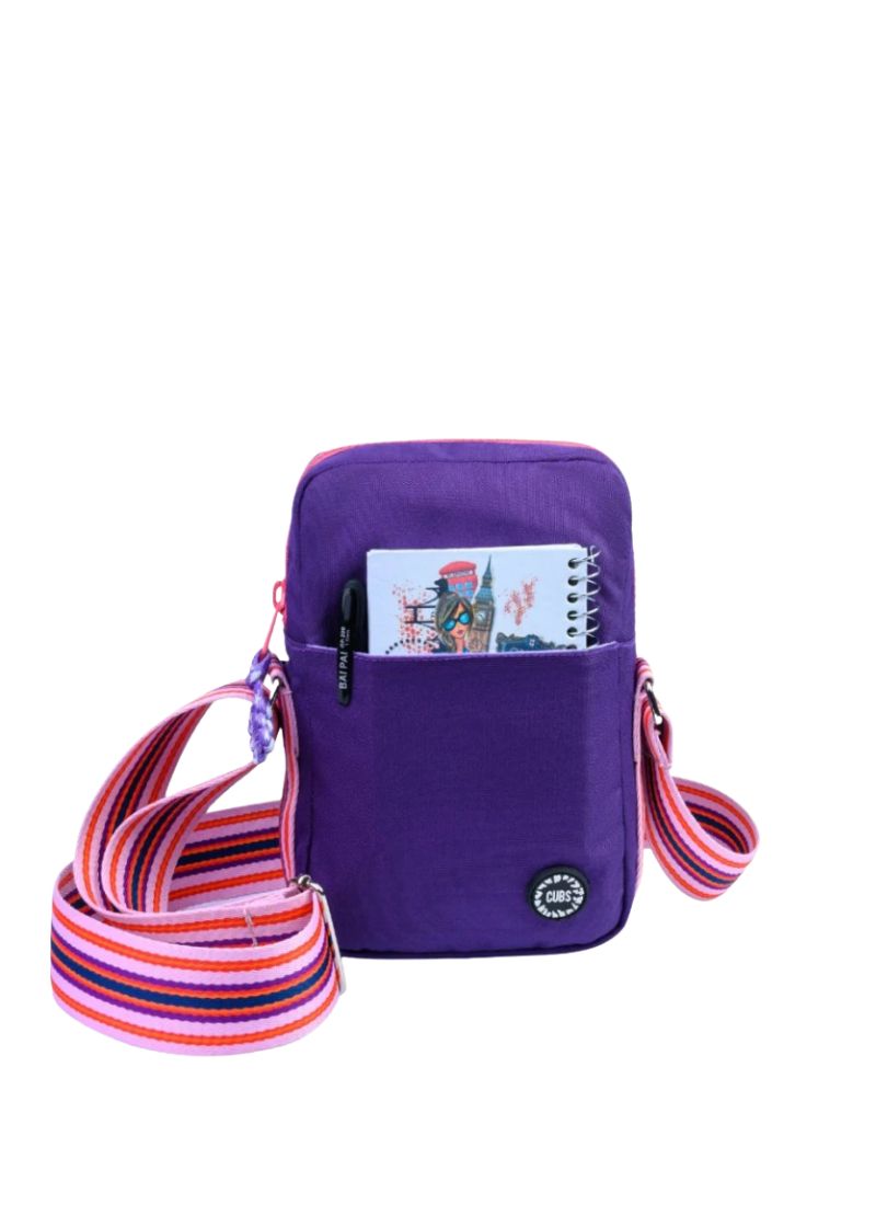 Cubs Purple/Fushia Cross Body Bag