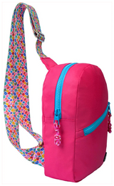 Cubs Hot Pink Sling Bag Zipper Pocket