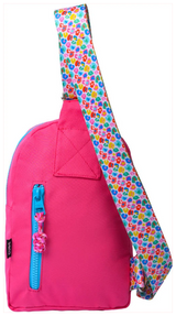 Cubs Hot Pink Sling Bag Zipper Pocket