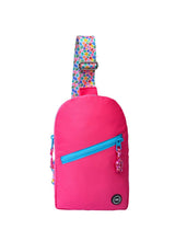 Cubs Hot Pink Sling Bag Zipper Pocket