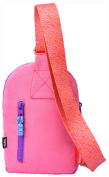 Cubs Pink Sling Bag Zipper Pocket