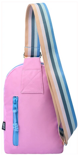 Cubs Light Pink Sling Bag Zipper Pocket