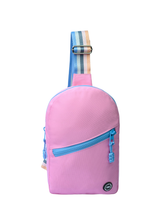 Cubs Light Pink Sling Bag Zipper Pocket
