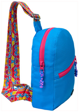 Cubs Blue/Fuchia Sling Bag Zipper Pocket