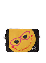 Cubs All We Need Is Smile Laptop Bag With Strap 15 Inch