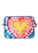 Cubs My Heart Is Tie Dye Laptop Bag With Strap 13 Inch