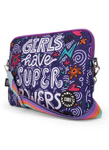 Cubs Girls Have Super Powers Laptop Bag With Strap 13 Inch