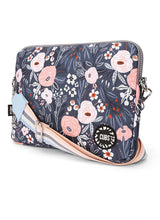 Cubs Blooming Flowers Rose Laptop Bag With Strap 15 Inch