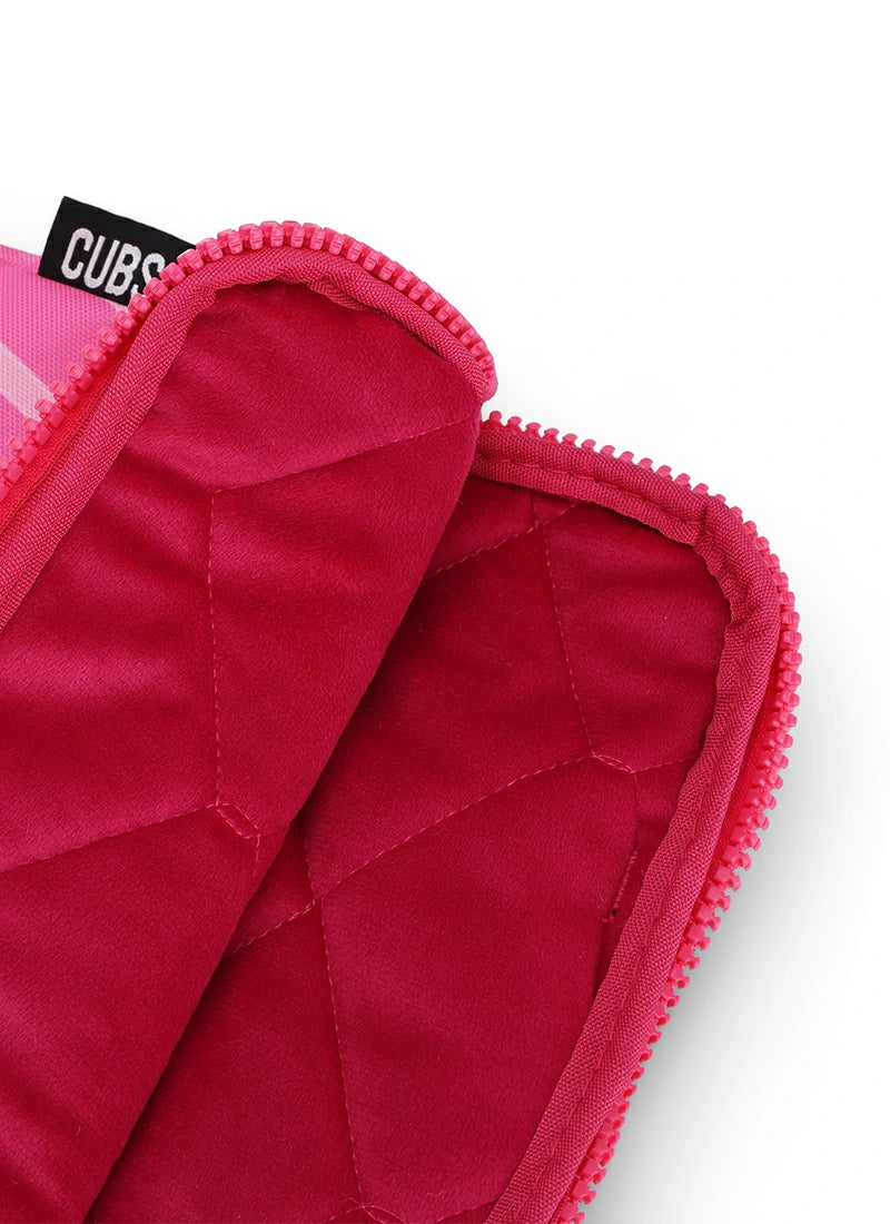 Cubs Pink Smiles Laptop Bag With Strap 15 Inch