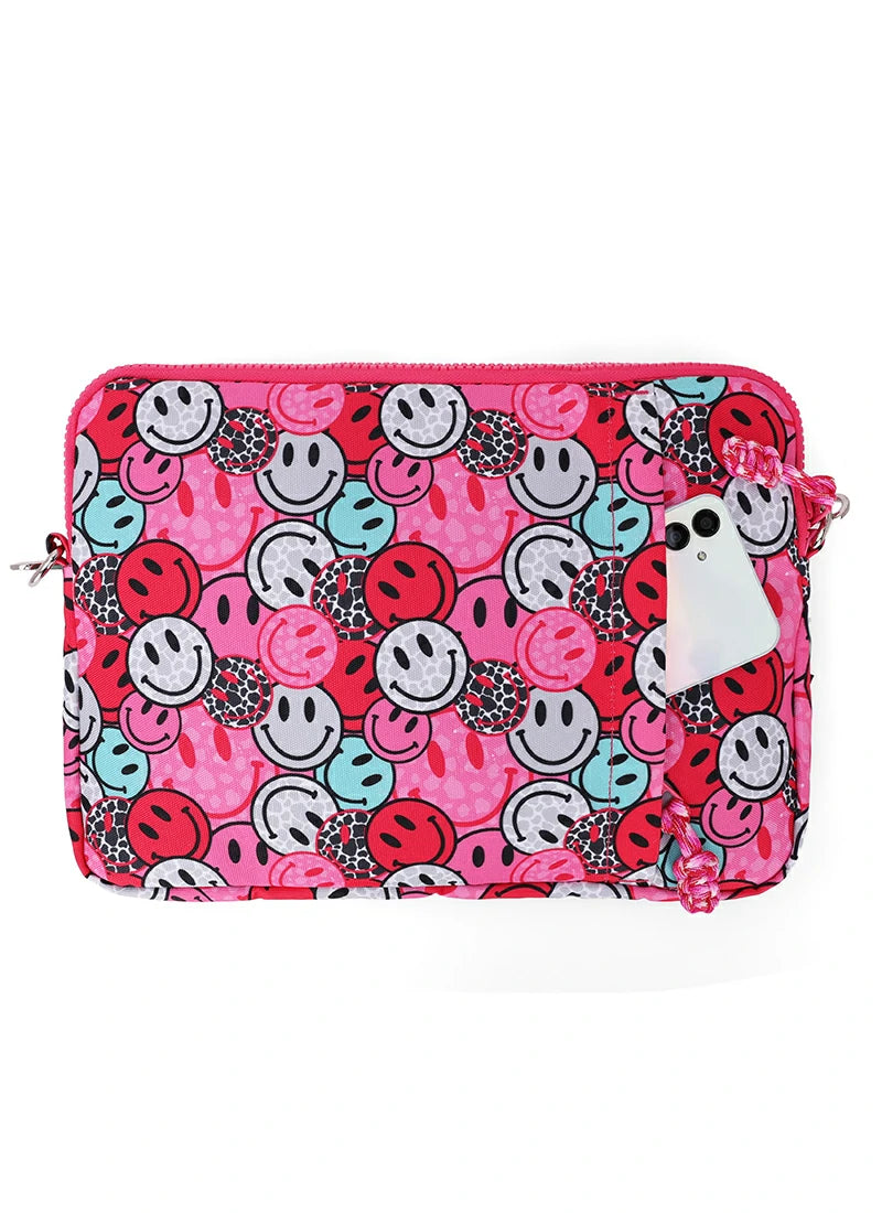 Cubs Pink Smiles Laptop Bag With Strap 13 Inch