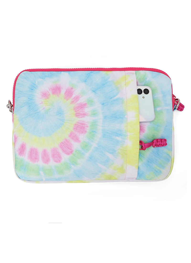 Cubs Girl Power Graffiti Tie Dye Laptop Bag with strap 13 Inch