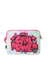 Cubs Girl Power Graffiti Tie Dye Laptop Bag with strap 15 Inch