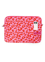 Cubs Summer Vibes Leopard Laptop Bag With Strap 13 Inch
