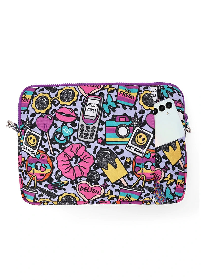 Cubs Hey Girl Laptop Bag With Strap 13 Inch