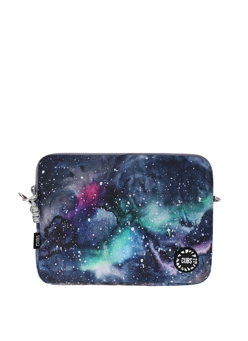 Cubs Grey Galaxy Laptop Bag With Strap 15 Inch