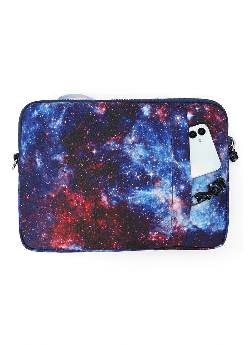 Cubs Dark Night Galaxy Laptop Bag With Strap 13 Inch