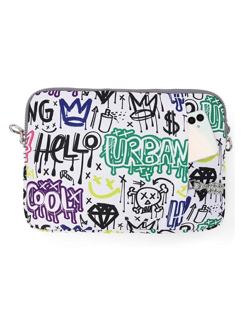 Cubs Cool King Graffiti Laptop Bag With Strap 13 Inch