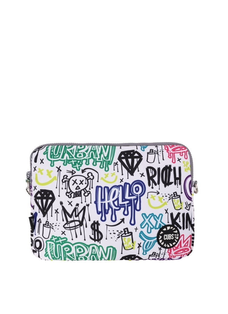 Cubs Cool King Graffiti Laptop Bag With Strap 15 Inch