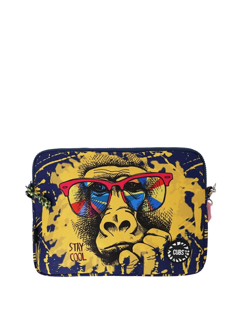 Cubs Grumpy Monkey Laptop Bag With Strap 15 Inch