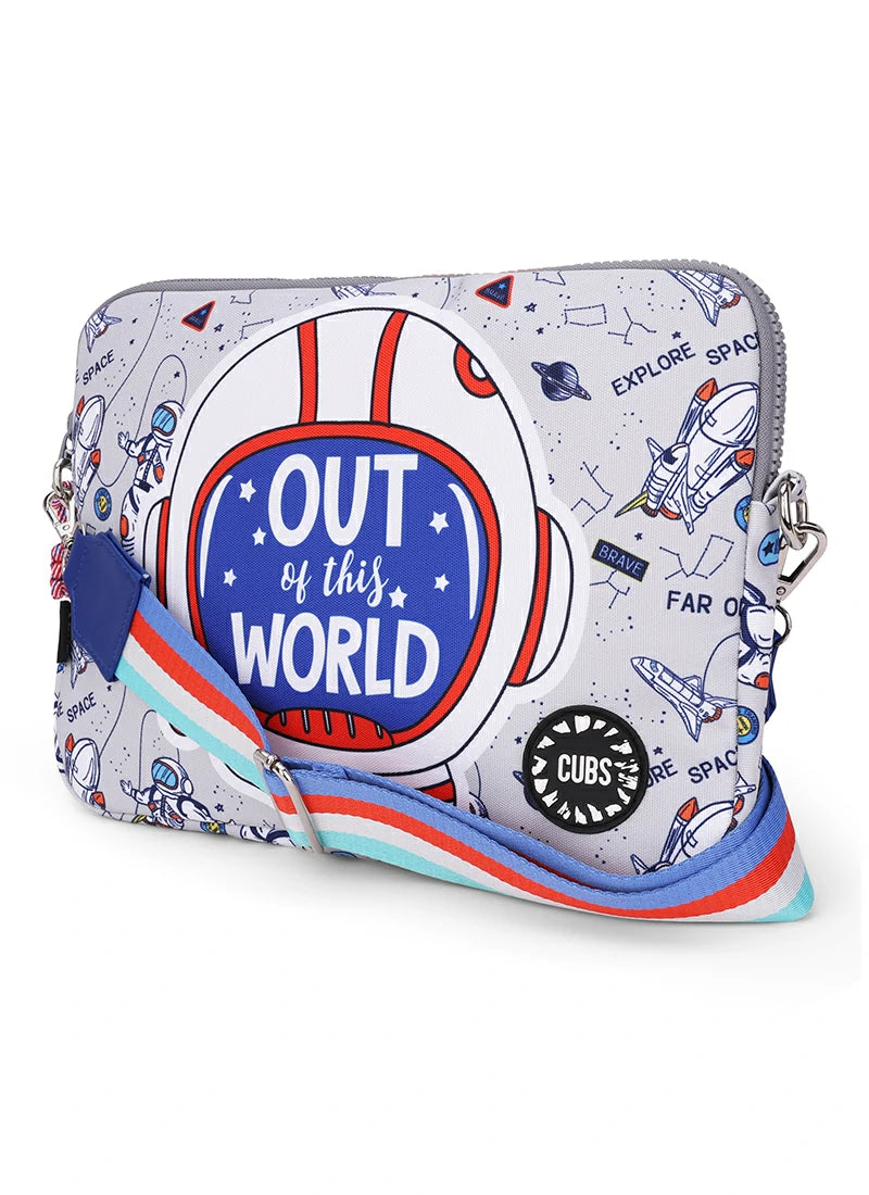 Cubs Out Of This World Laptop Bag With Strap 13 Inch