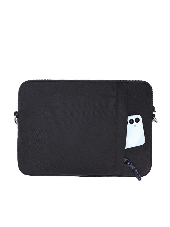 Cubs All Black Laptop Bag With Strap 13 Inch