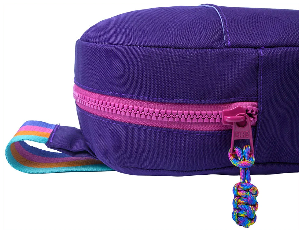 Cubs Purple Sling Bag Front Pocket