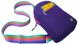 Cubs Purple Sling Bag Front Pocket