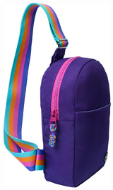 Cubs Purple Sling Bag Front Pocket