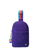 Cubs Purple Sling Bag Front Pocket