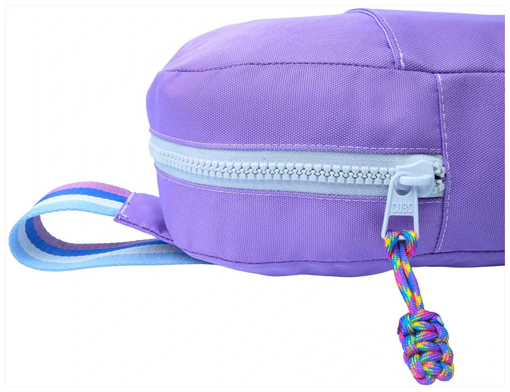 Cubs Lilac/grey Sling Bag Front Pocket