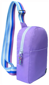 Cubs Lilac/grey Sling Bag Front Pocket