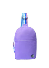 Cubs Lilac/grey Sling Bag Front Pocket