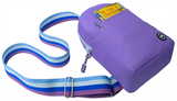 Cubs Lilac/grey Sling Bag Front Pocket