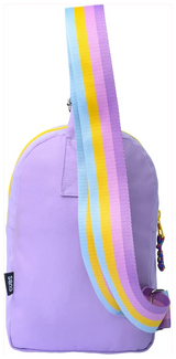 Cubs Lilac/yellow Sling Bag Front Pocket