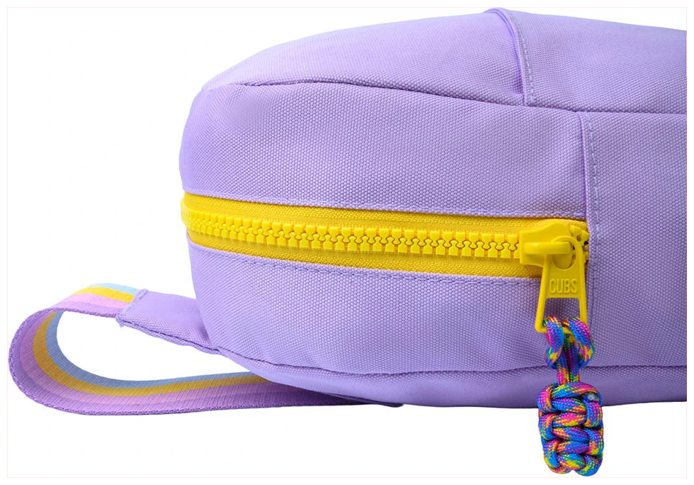 Cubs Lilac/yellow Sling Bag Front Pocket
